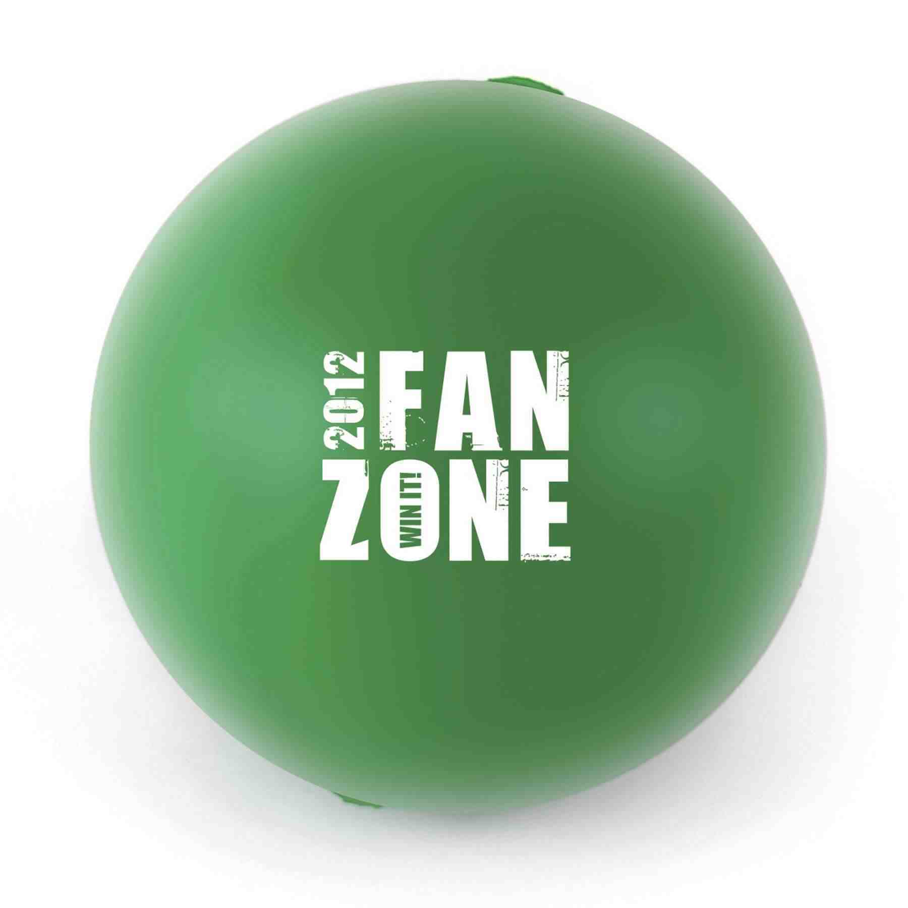 60mm diameter stress ball. Available in various colours